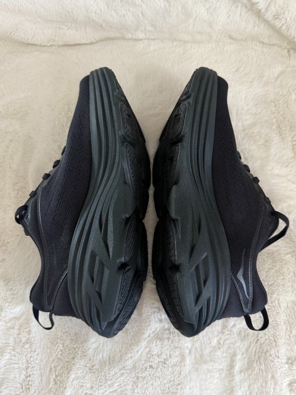 Hoka One One Bondi 8 Triple Men's Black Shoes Size: 9.5D - Picture 5 of 11